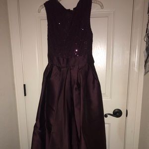 Beautiful purple long formal dress